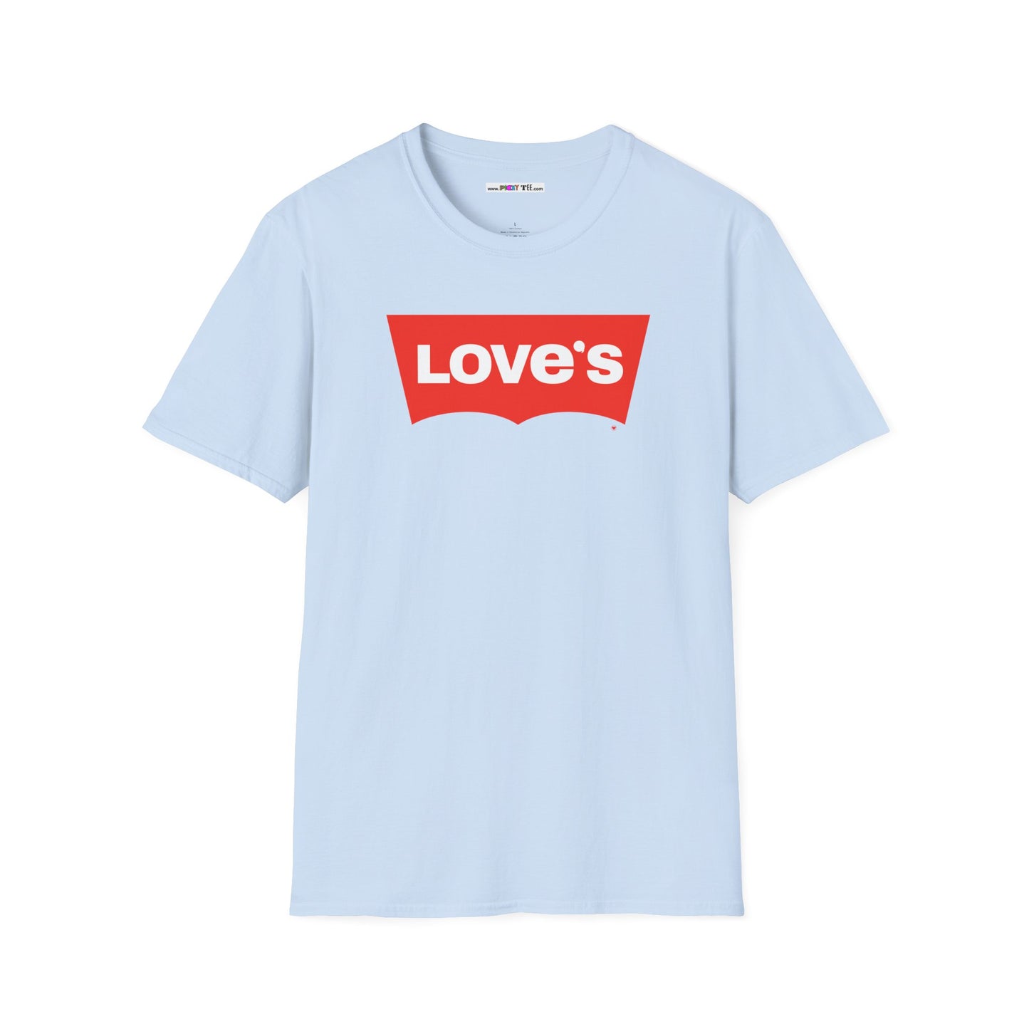 LOVE'S Unisex Softstyle 100% Cotton T-Shirt