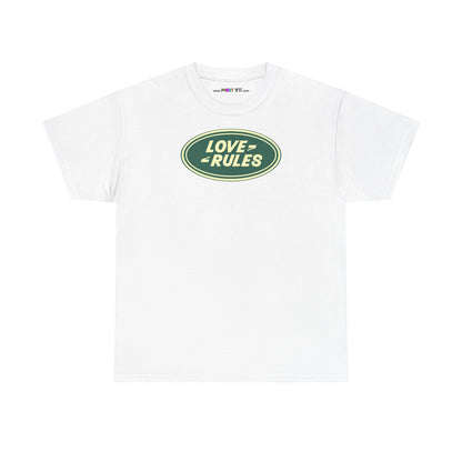 LOVE RULES Unisex Heavy Cotton Tee