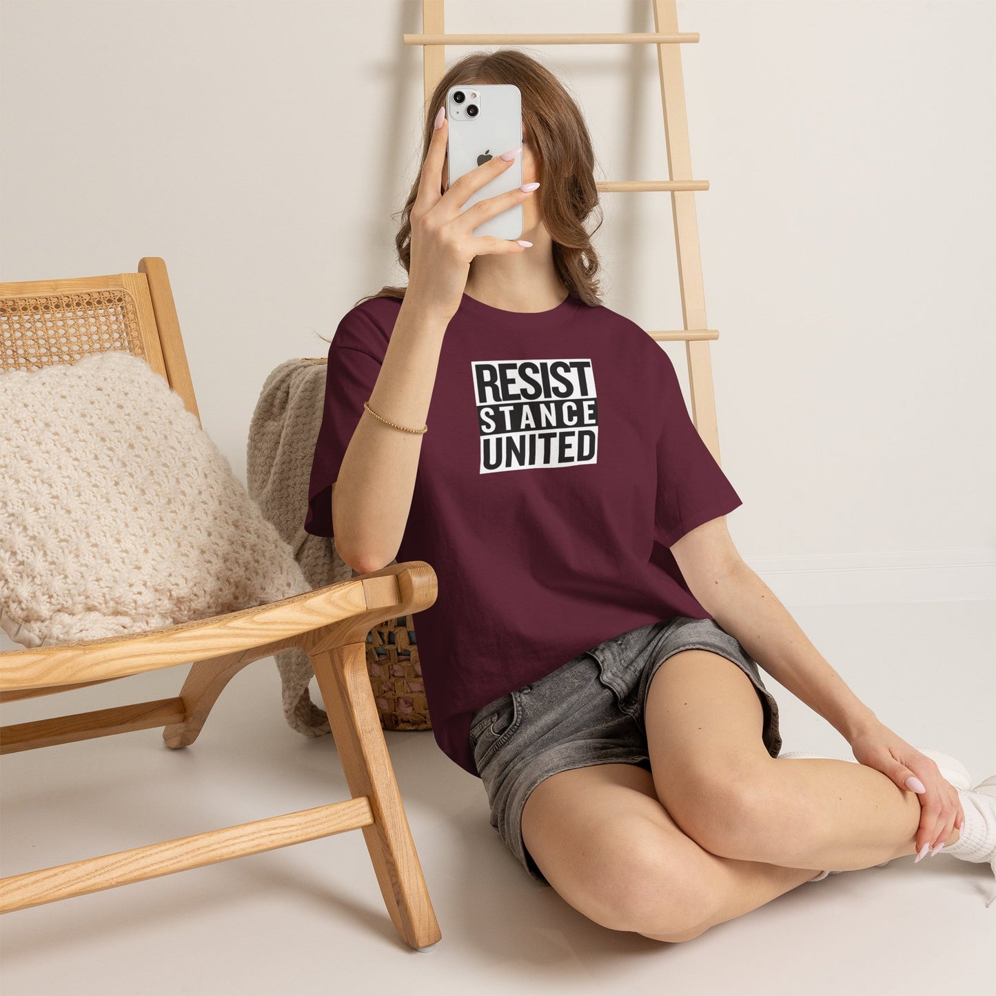 RESIST STANCE UNITED Unisex Heavy Cotton Tee