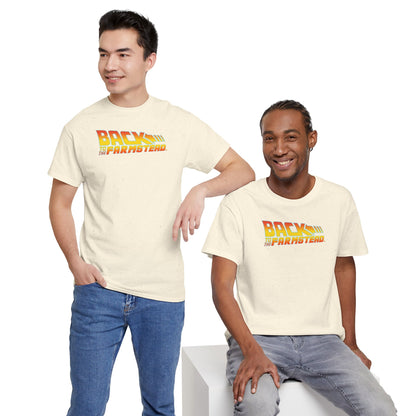 BACK TO THE FARMSTEAD Unisex Heavy Cotton Tee