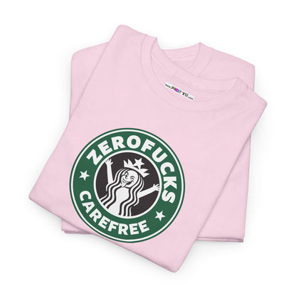 ZEROFUCKS CAREFREE Unisex Heavy Cotton Tee