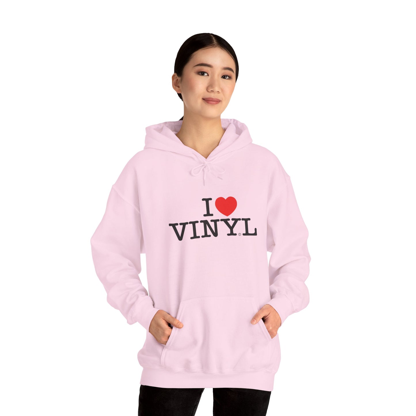 I ❤️ VINYL Unisex Heavy Blend™ Hooded Sweatshirt