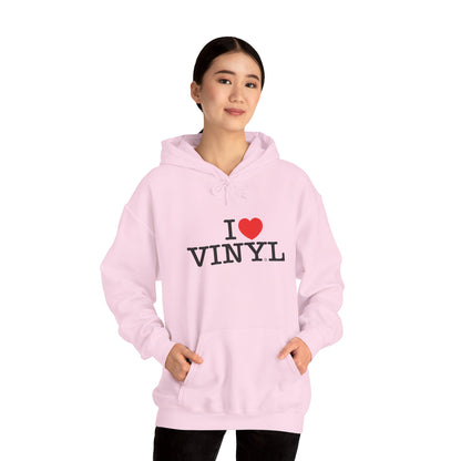I ❤️ VINYL Unisex Heavy Blend™ Hooded Sweatshirt