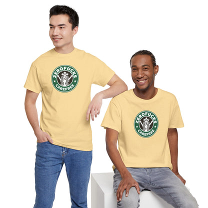 ZEROFUCKS CAREFREE Unisex Heavy Cotton Tee