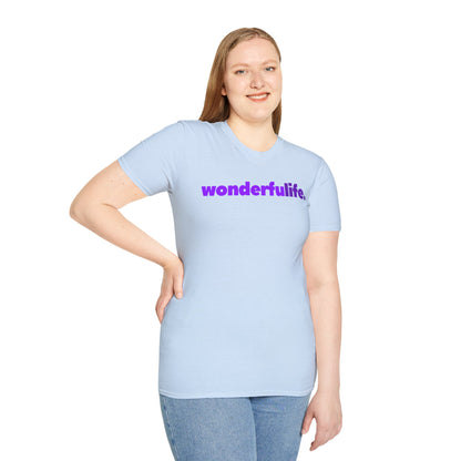 wonderfuLIFE. Unisex Softstyle 100% Cotton T-Shirt