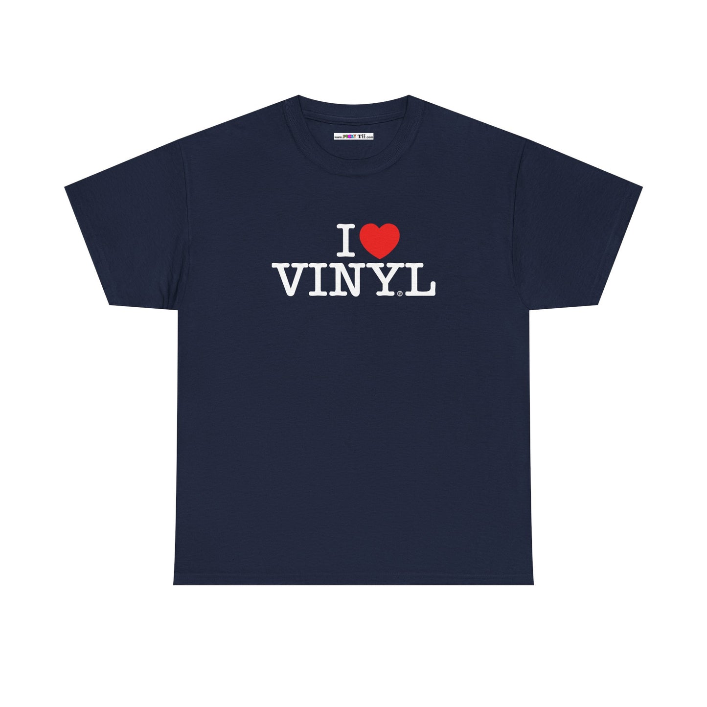 I ❤️ VINYL Unisex Heavy Cotton Tee