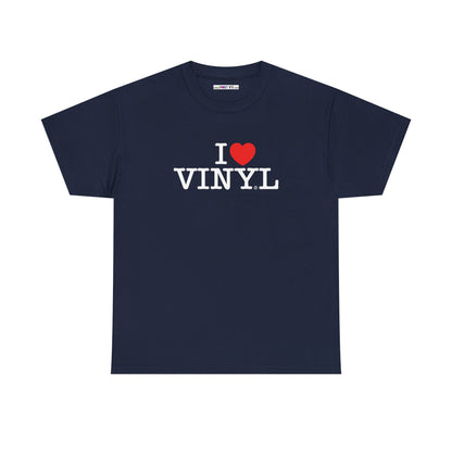 I ❤️ VINYL Unisex Heavy Cotton Tee
