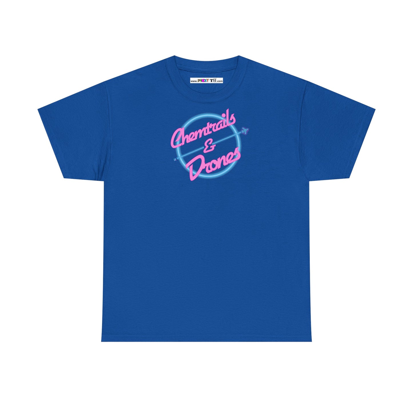 Chemtrails & Drones Unisex Heavy Cotton Tee
