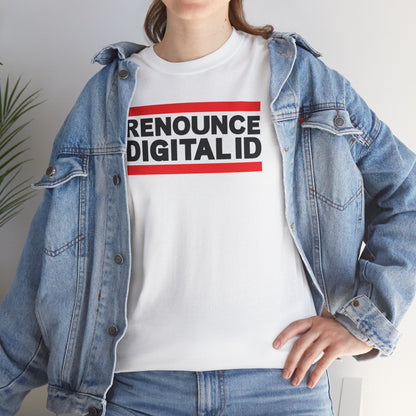 RENOUNCE DIGITAL ID Unisex Heavy Cotton Tee