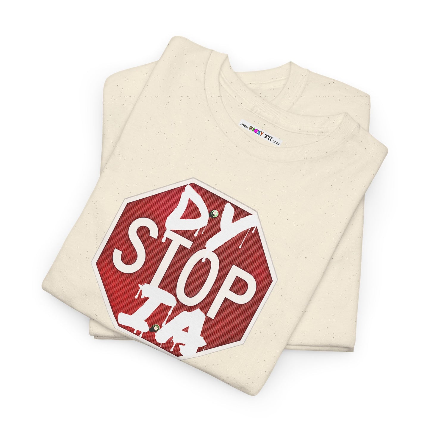 STOP DYSTOPIA Unisex Heavy Cotton Tee