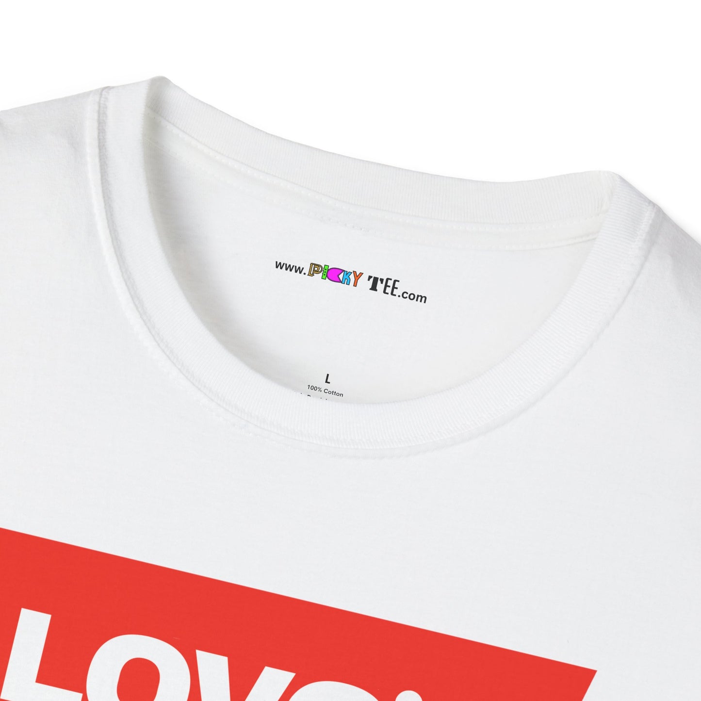 LOVE'S Unisex Softstyle 100% Cotton T-Shirt