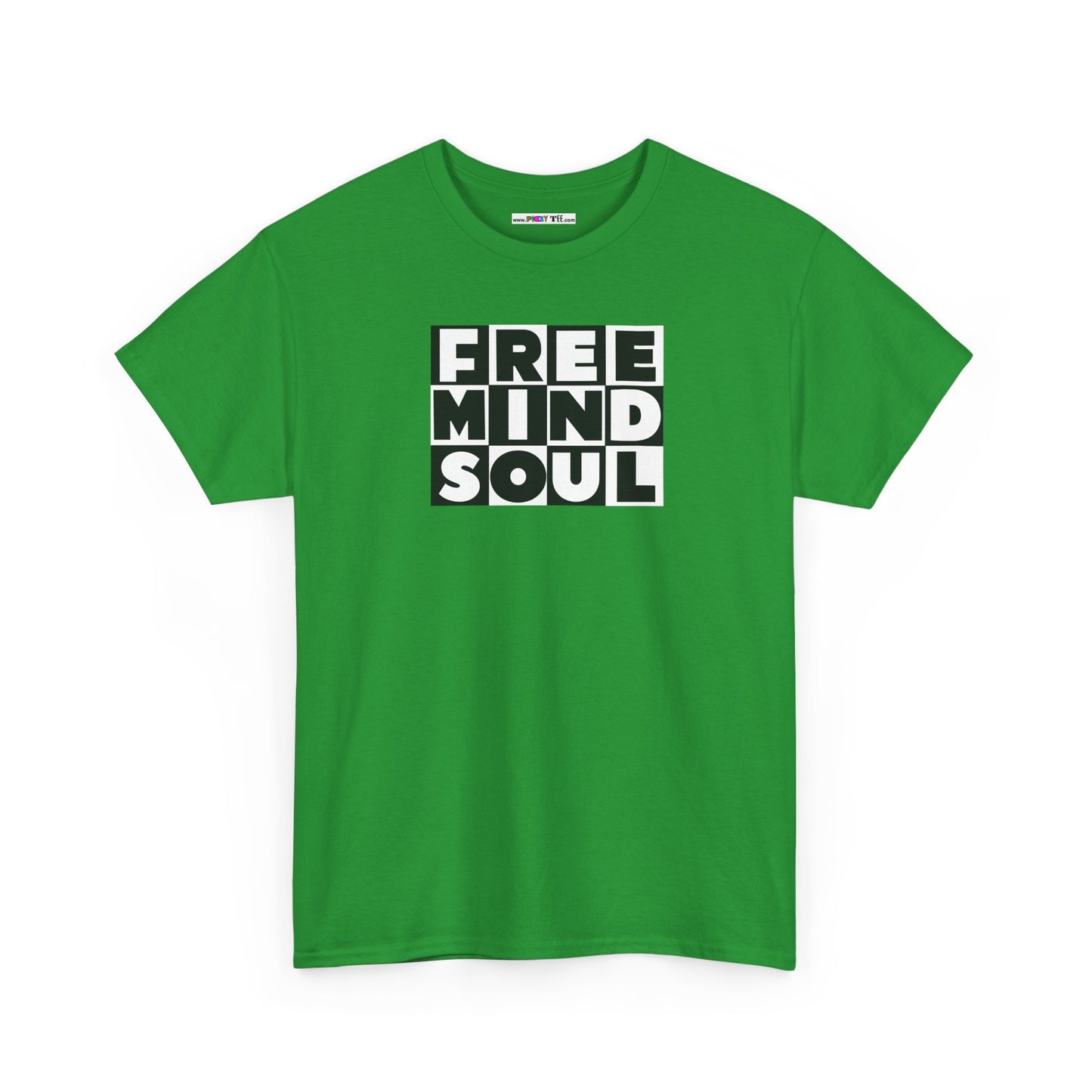 FREE MIND SOUL Unisex Heavy Cotton Tee