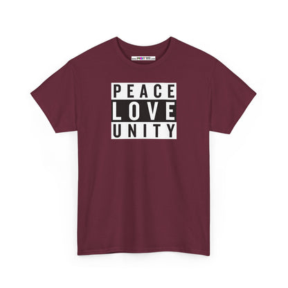 PEACELOVEUNITY Unisex Heavy Cotton Tee