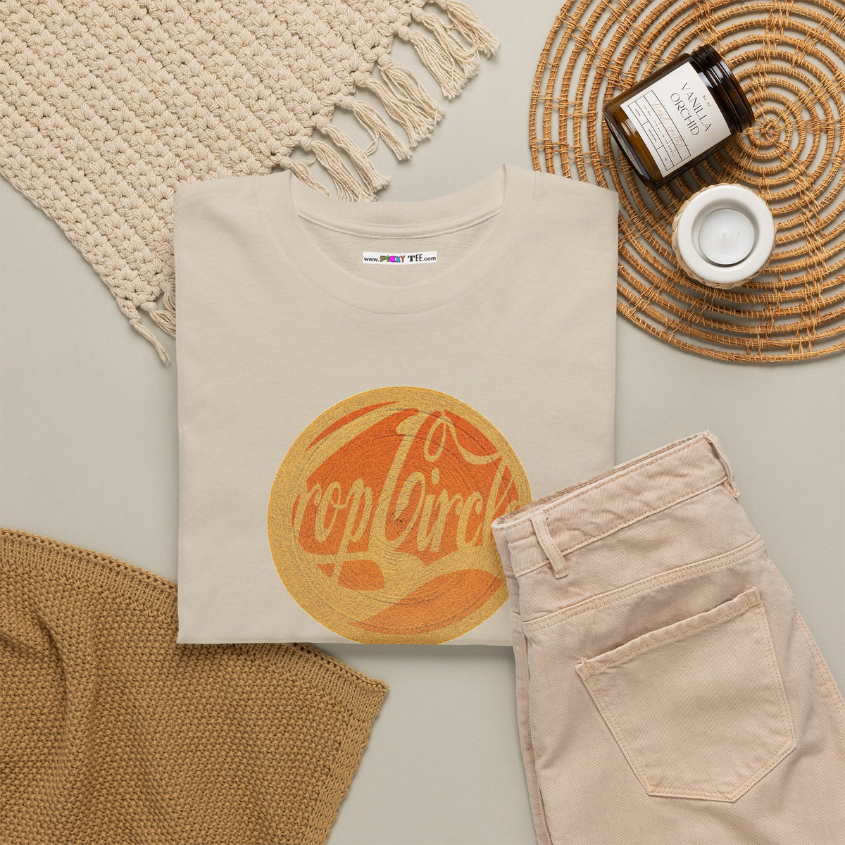CropCircle Unisex Heavy Cotton Tee