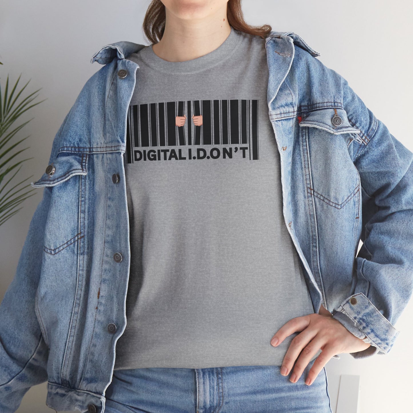DIGITAL I.D.ON'T Unisex Heavy Cotton Tee
