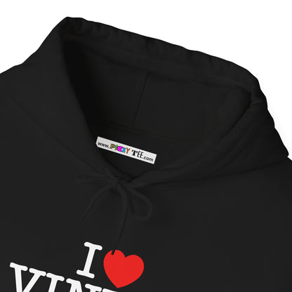 I ❤️ VINYL Unisex Heavy Blend™ Hooded Sweatshirt
