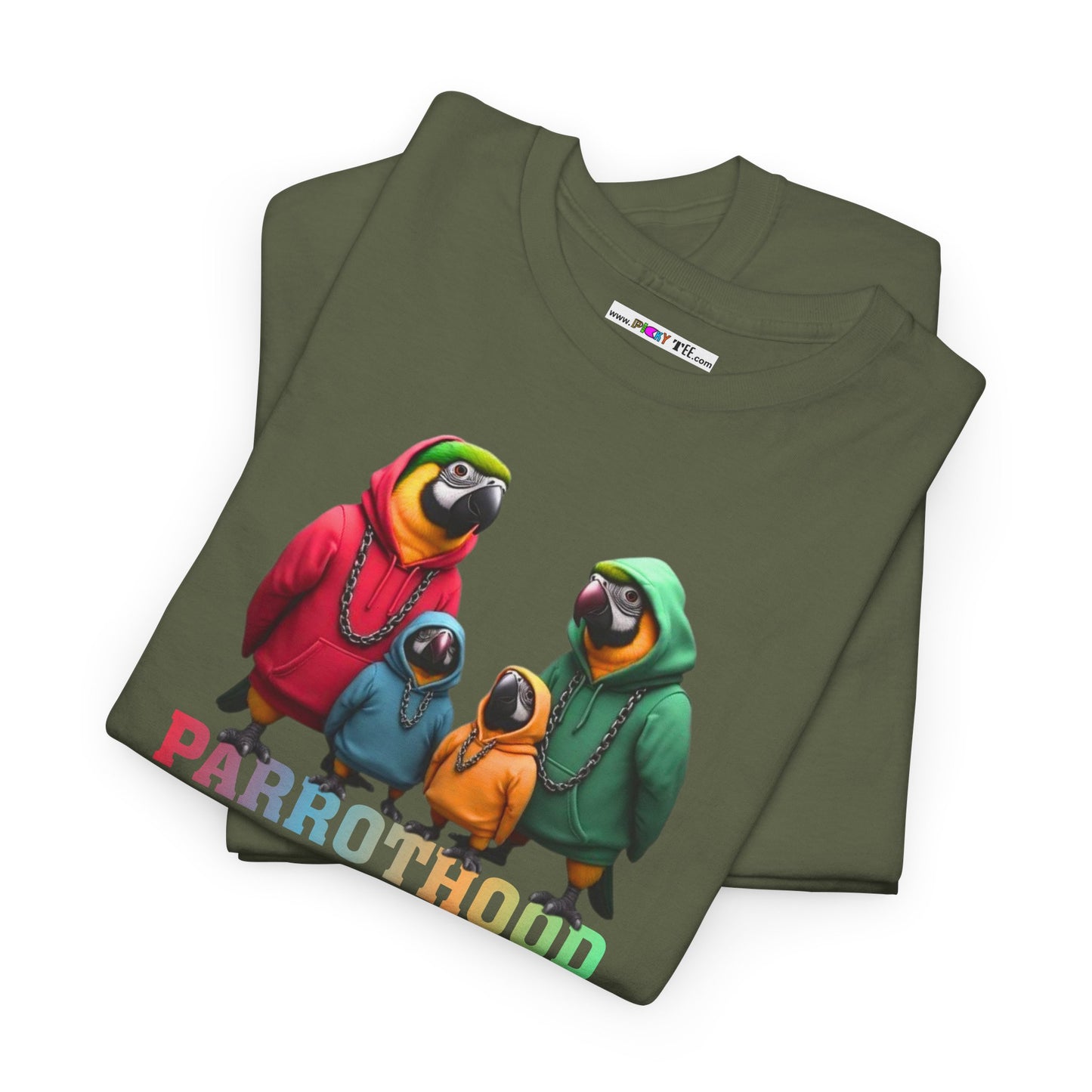 PARROTHOOD Unisex Heavy Cotton Tee