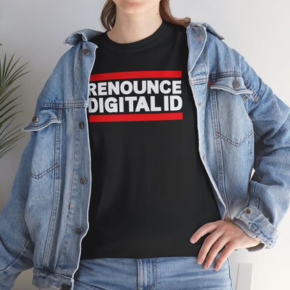 RENOUNCE DIGITAL ID Unisex Heavy Cotton Tee