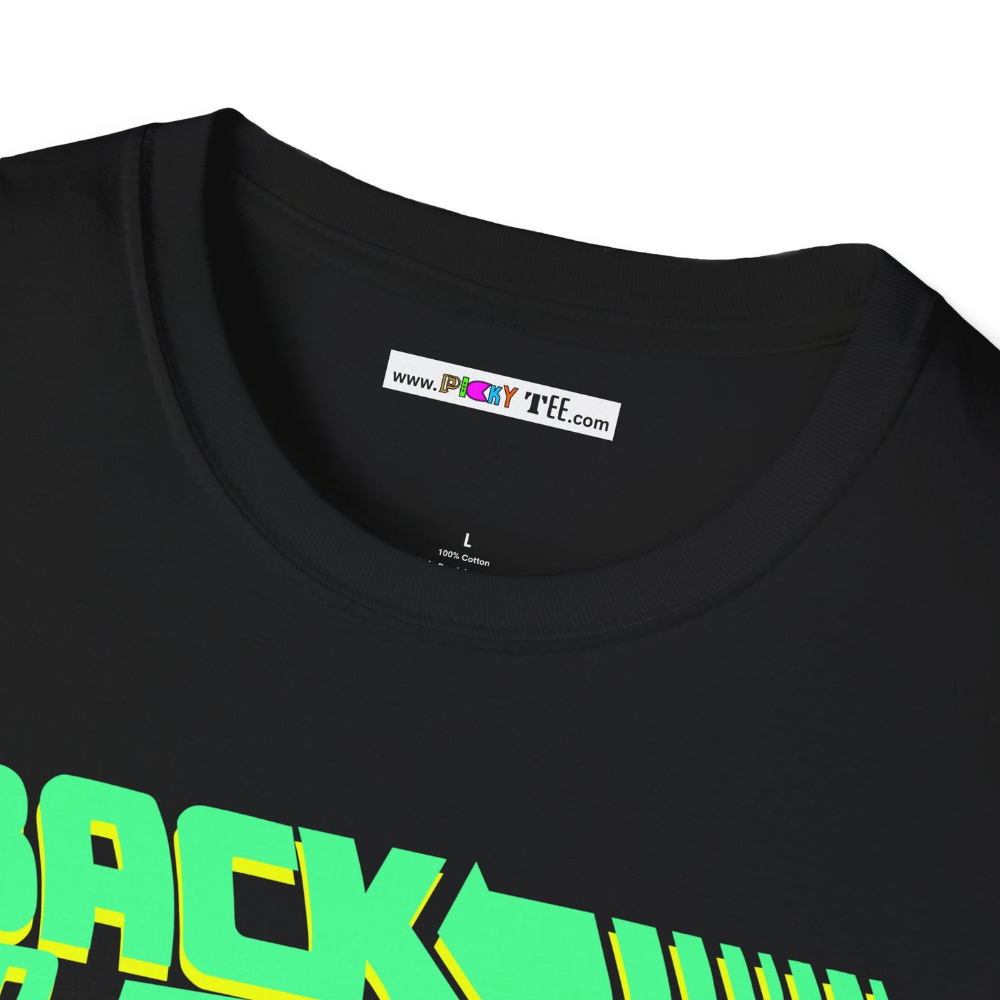 BACK TO THE EIGHTIES Unisex Softstyle 100% Cotton T-Shirt