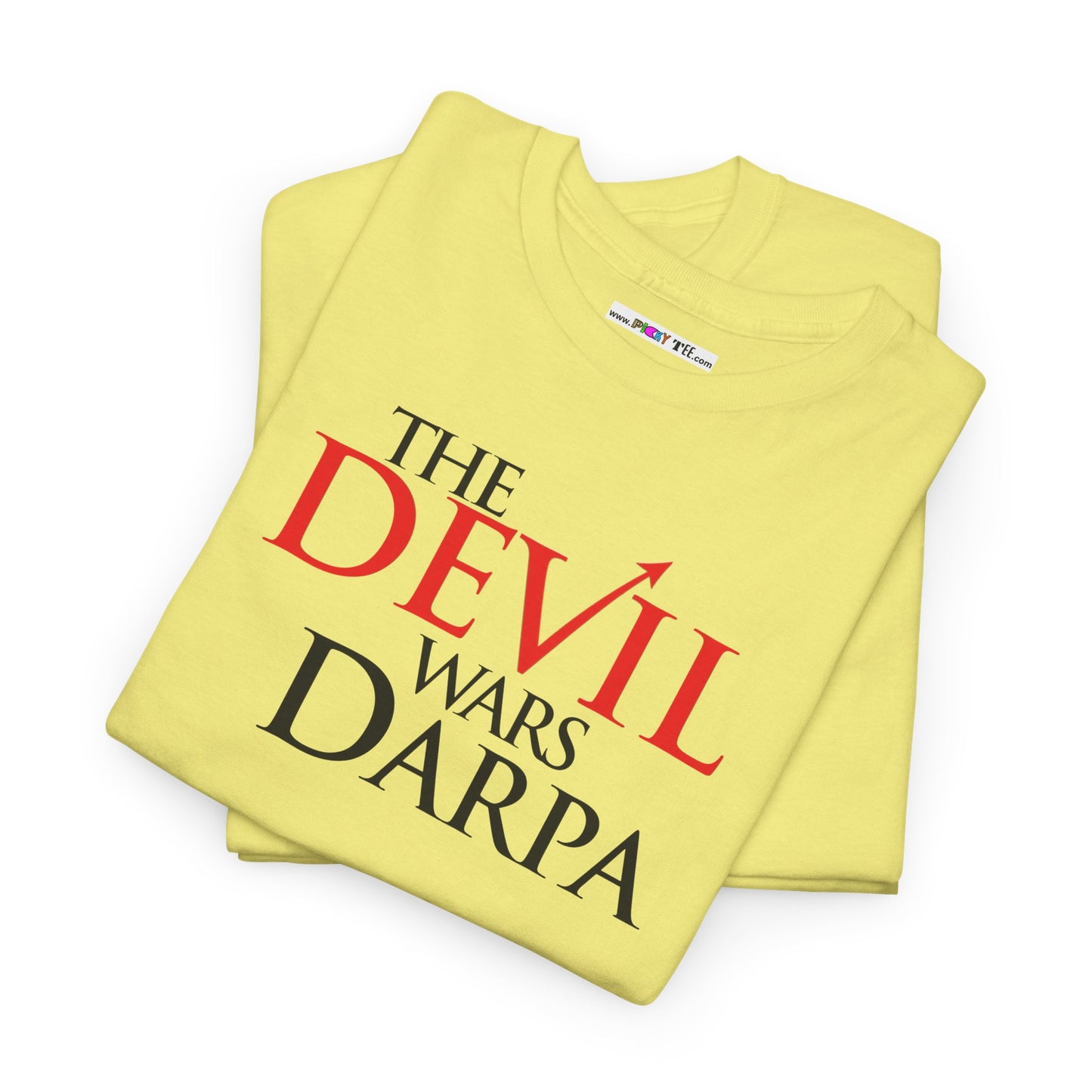 THE DEVIL WARS DARPA Unisex Heavy Cotton Tee