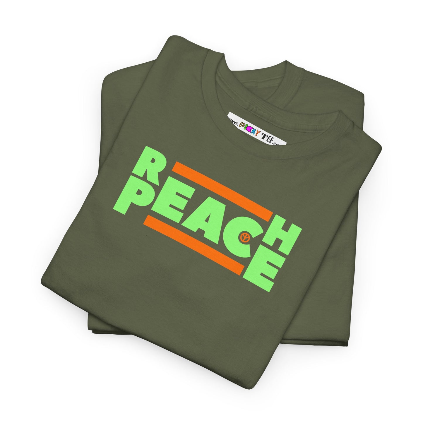REACH PEACE Unisex Heavy Cotton Tee