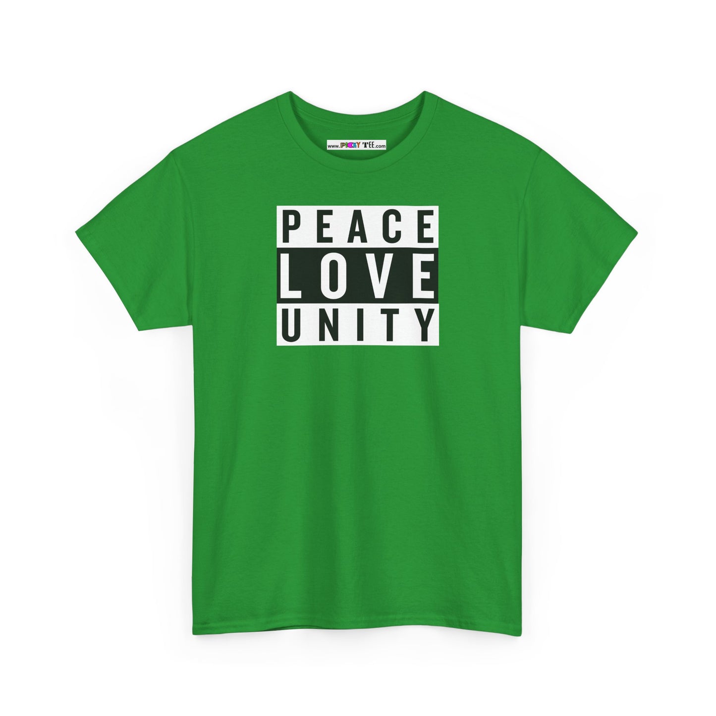 PEACELOVEUNITY Unisex Heavy Cotton Tee
