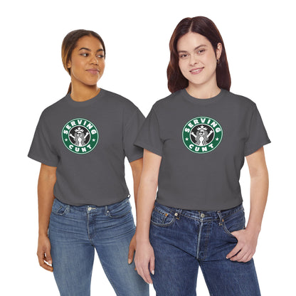 SERVINGCUNT Unisex Heavy Cotton Tee