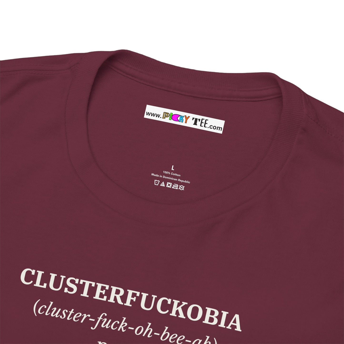 CLUSTERFUCKOBIA Unisex Heavy Cotton Tee