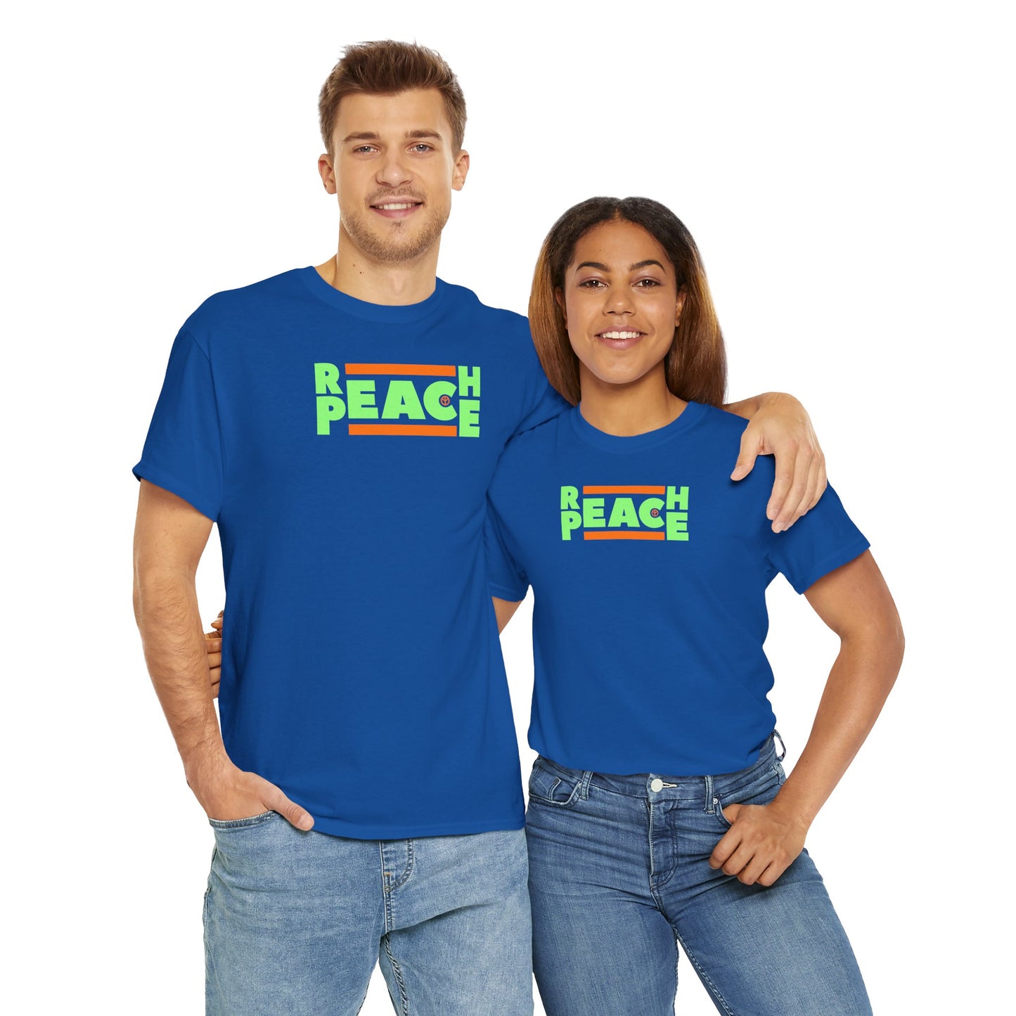 REACH PEACE Unisex Heavy Cotton Tee
