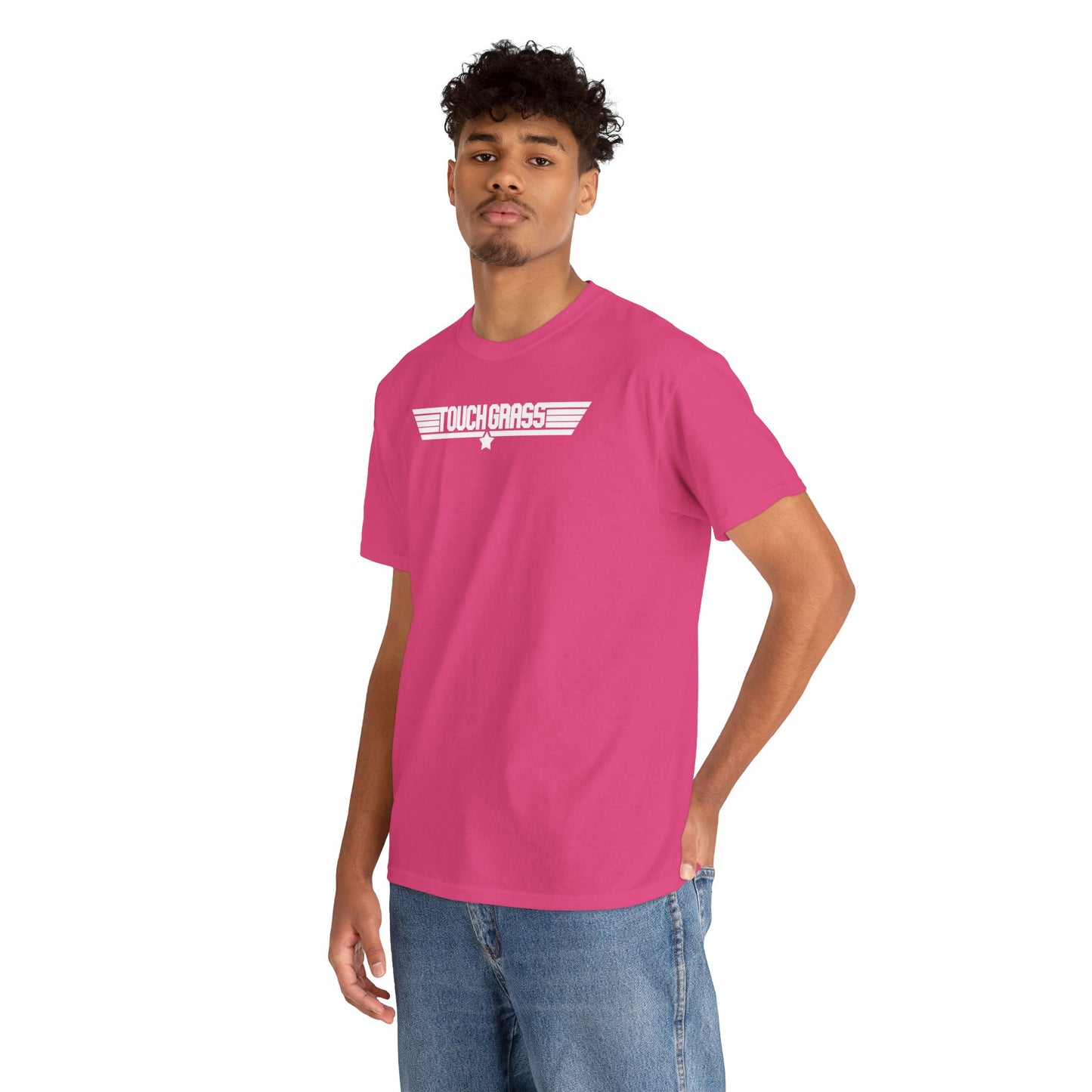 TOUCH GRASS Unisex Heavy Cotton Tee