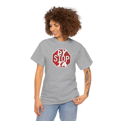 STOP DYSTOPIA Unisex Heavy Cotton Tee