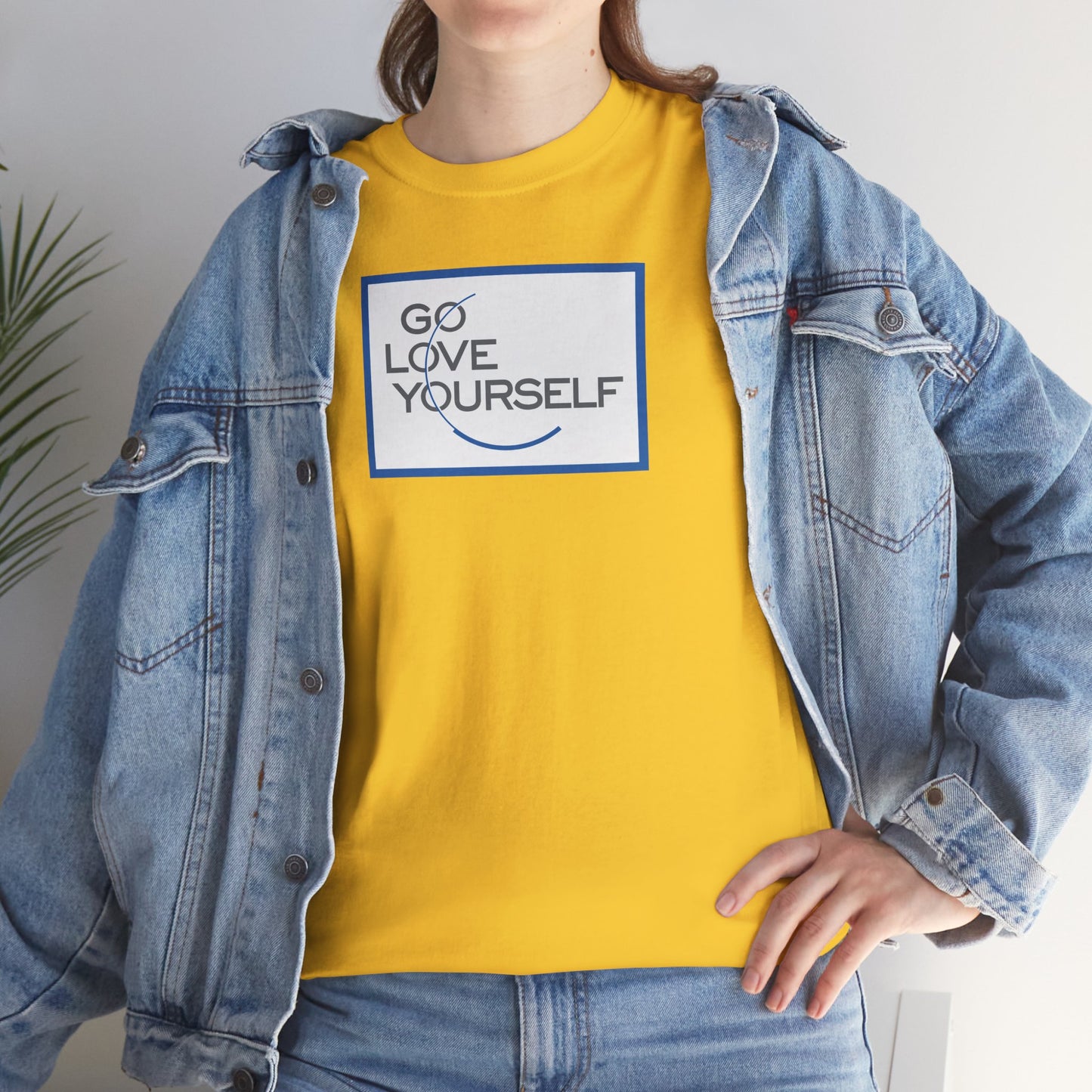 GO LOVE YOURSELF Unisex Heavy Cotton Tee