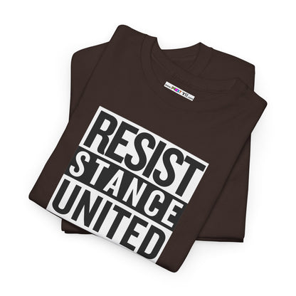 RESIST STANCE UNITED Unisex Heavy Cotton Tee