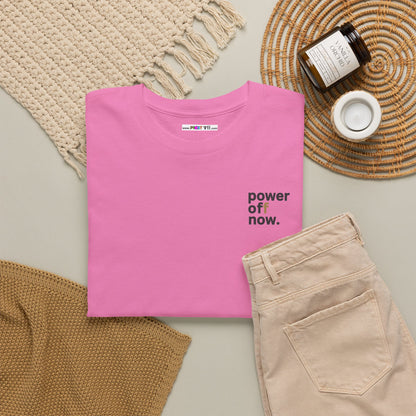 power off now Unisex Heavy Cotton Tee