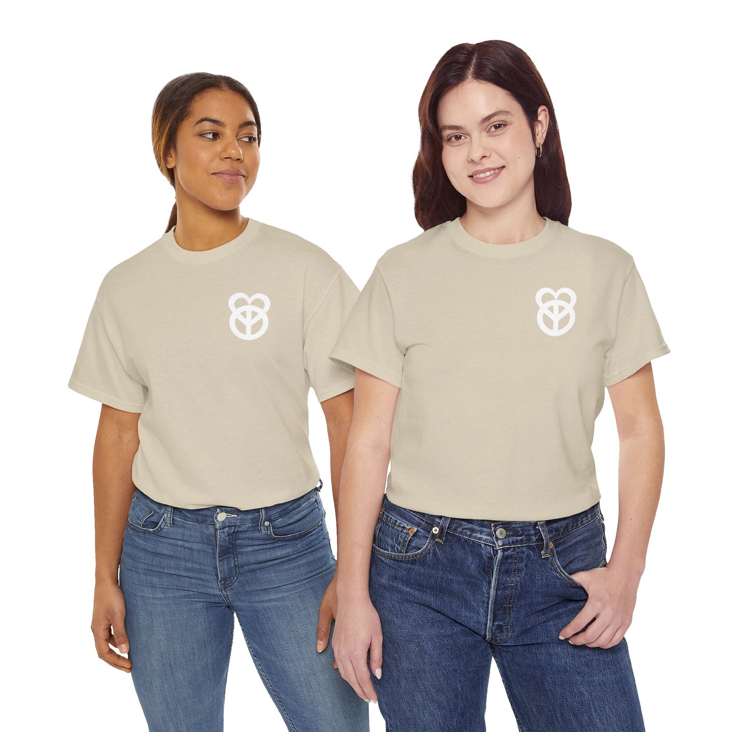 KEEP PEACE AND LOVE ON Unisex Heavy Cotton Tee