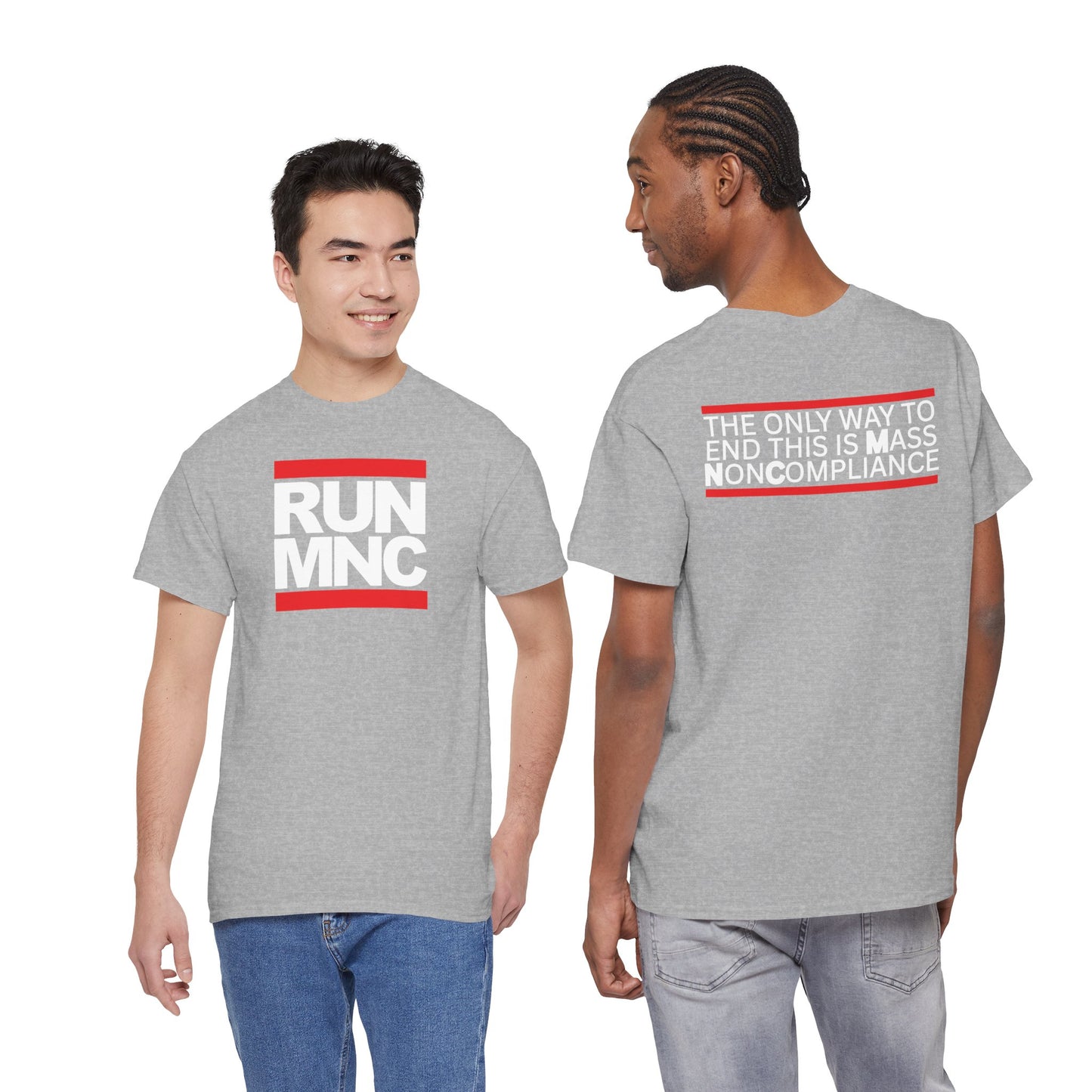 RUNMNC Unisex Heavy Cotton Tee