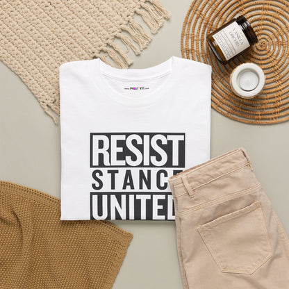 RESIST STANCE UNITED Unisex Heavy Cotton Tee