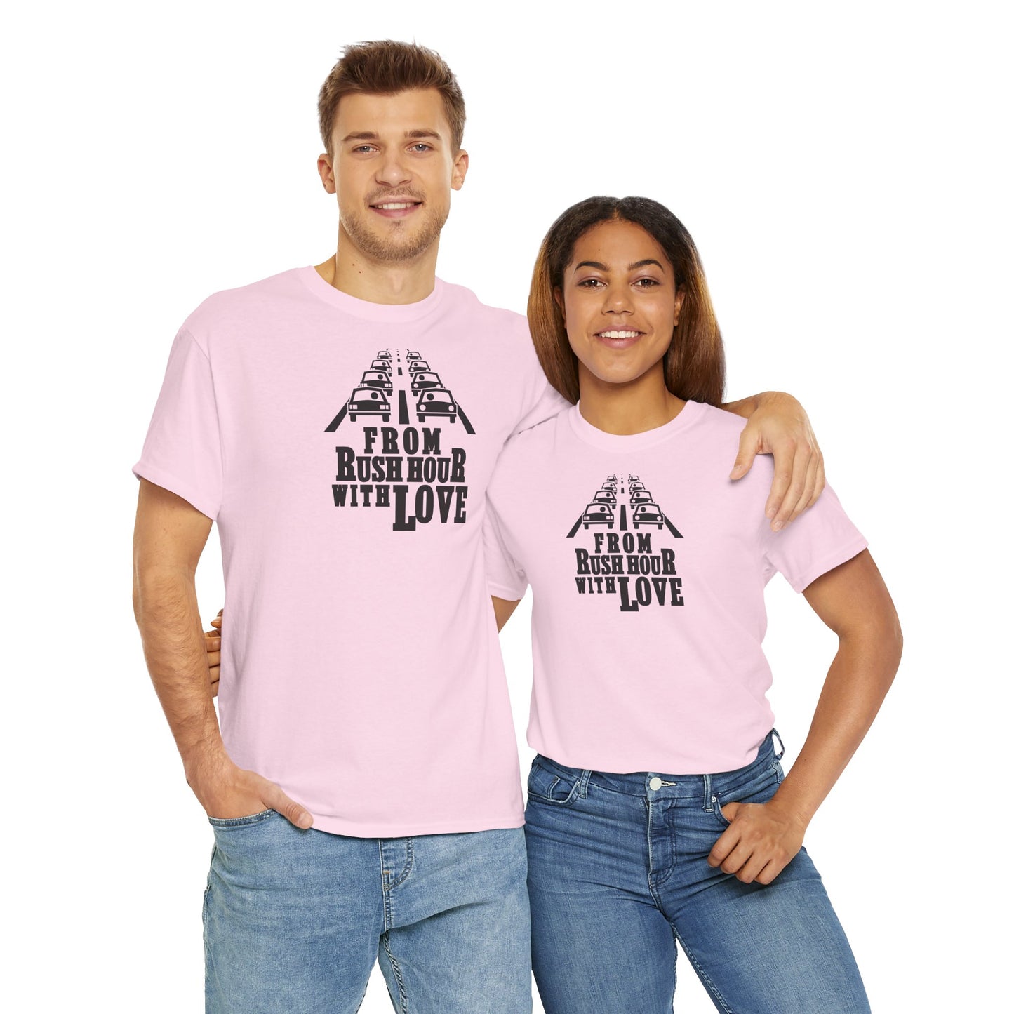 FROM RUSH HOUR WITH LOVE Unisex Heavy Cotton Tee