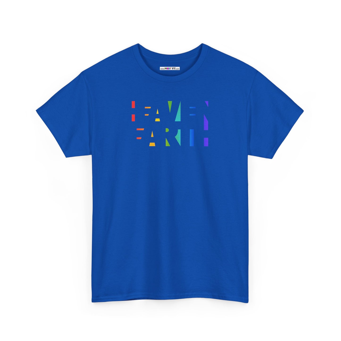 HEAVEN ON EARTH Unisex Heavy Cotton Tee — here now.