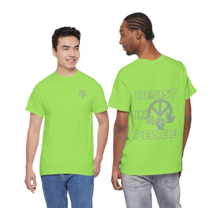 RESIST IN PEACE Unisex Heavy Cotton Tee