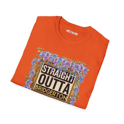 STRAIGHT OUTTA BRIDGERTON Unisex Softstyle 100% Cotton T-Shirt