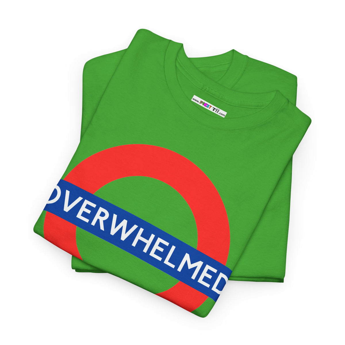 OVERWHELMED Unisex Heavy Cotton Tee