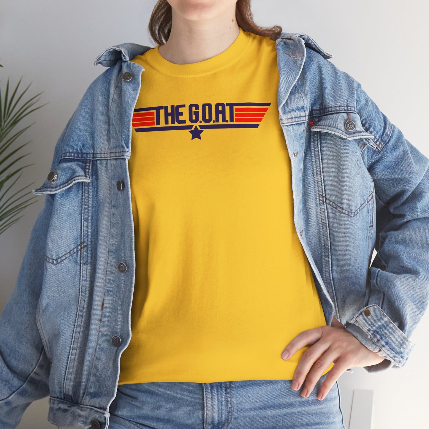 THE G.O.A.T Unisex Heavy Cotton Tee