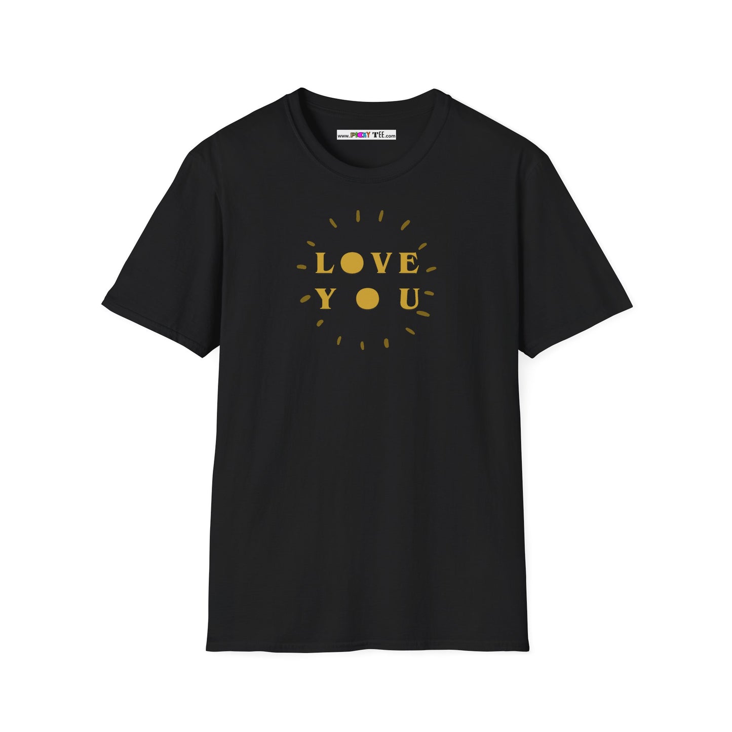 LOVE YOU Unisex Softstyle 100% Cotton T-Shirt