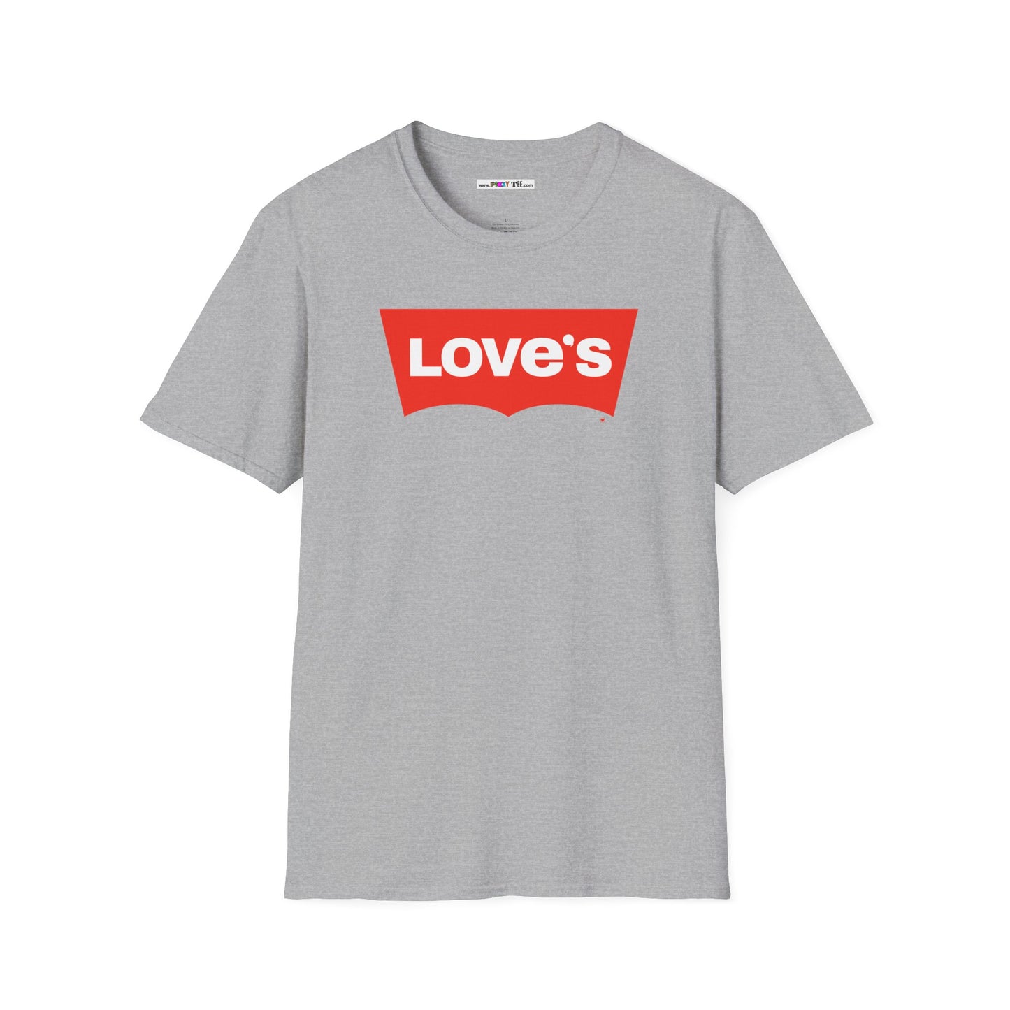 LOVE'S Unisex Softstyle 100% Cotton T-Shirt