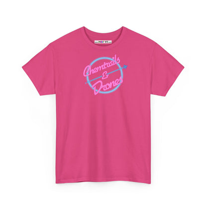 Chemtrails & Drones Unisex Heavy Cotton Tee