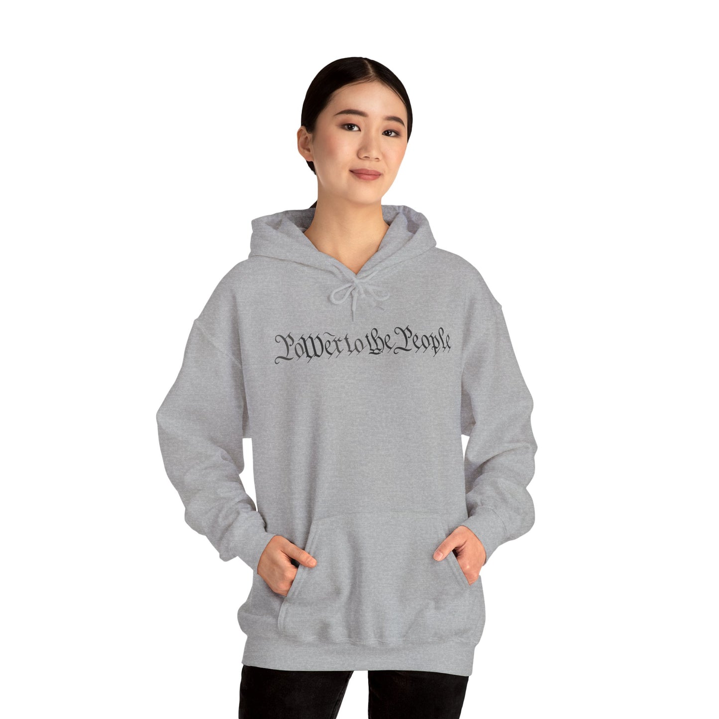 poWEr to THE PEOPLE Unisex Heavy Blend™ Hooded Sweatshirt
