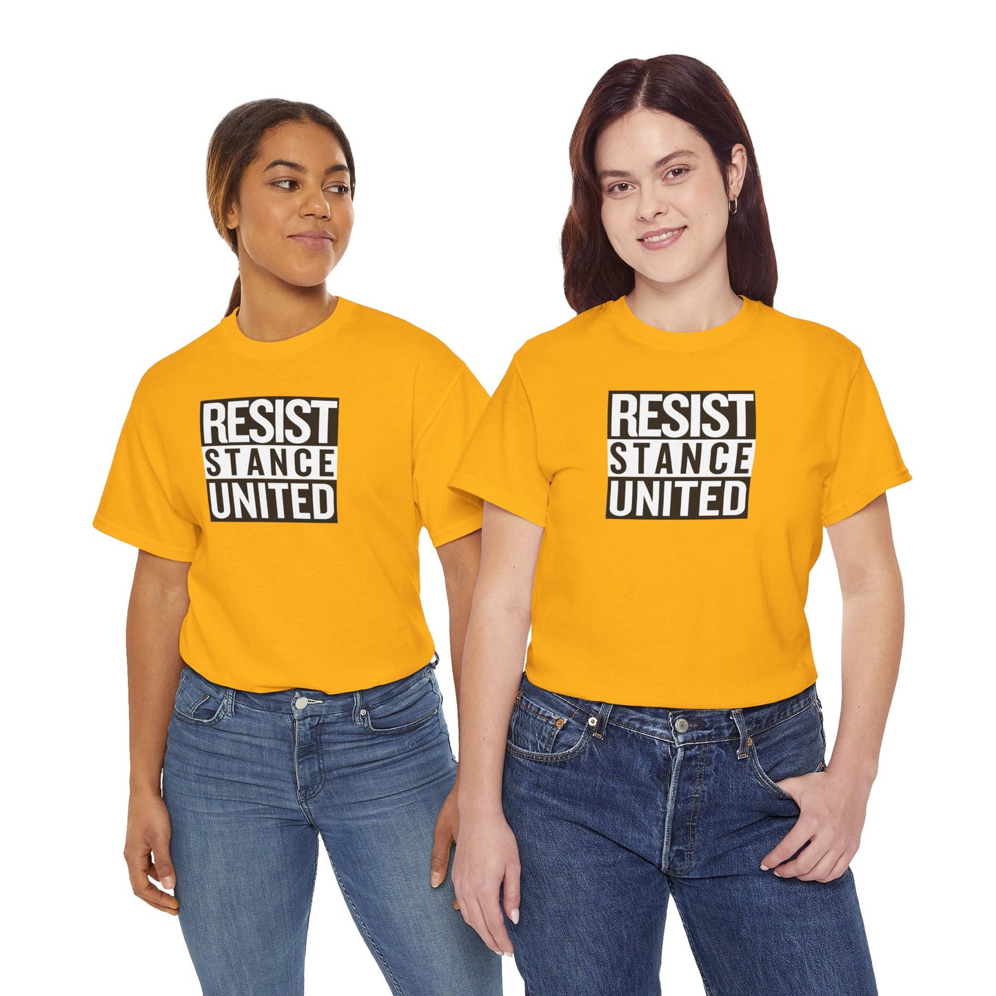 RESIST STANCE UNITED Unisex Heavy Cotton Tee