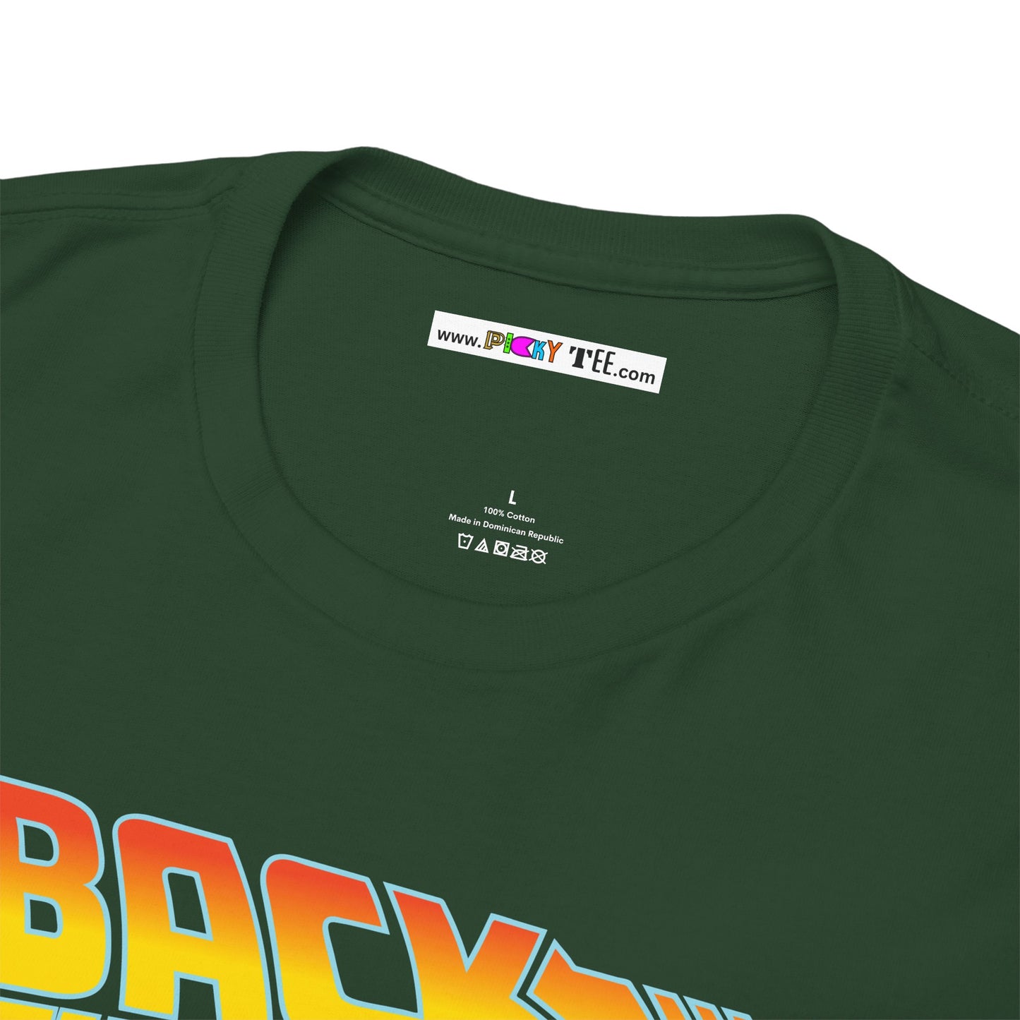 BACK THE FLUX UP Unisex Heavy Cotton Tee