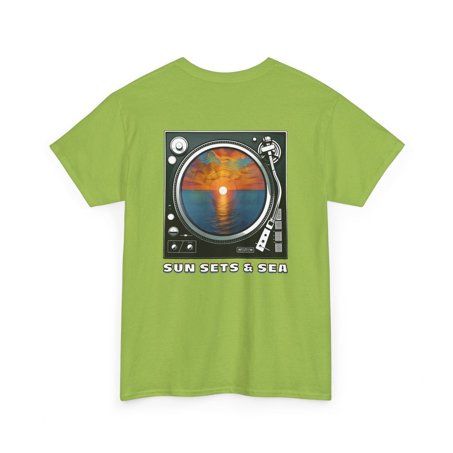 SUN SETS & SEA Unisex Heavy Cotton Tee